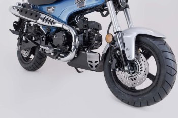 SW-Motech Motorschutz Schwarz/Silbern passt für Honda Dax 125(22-)