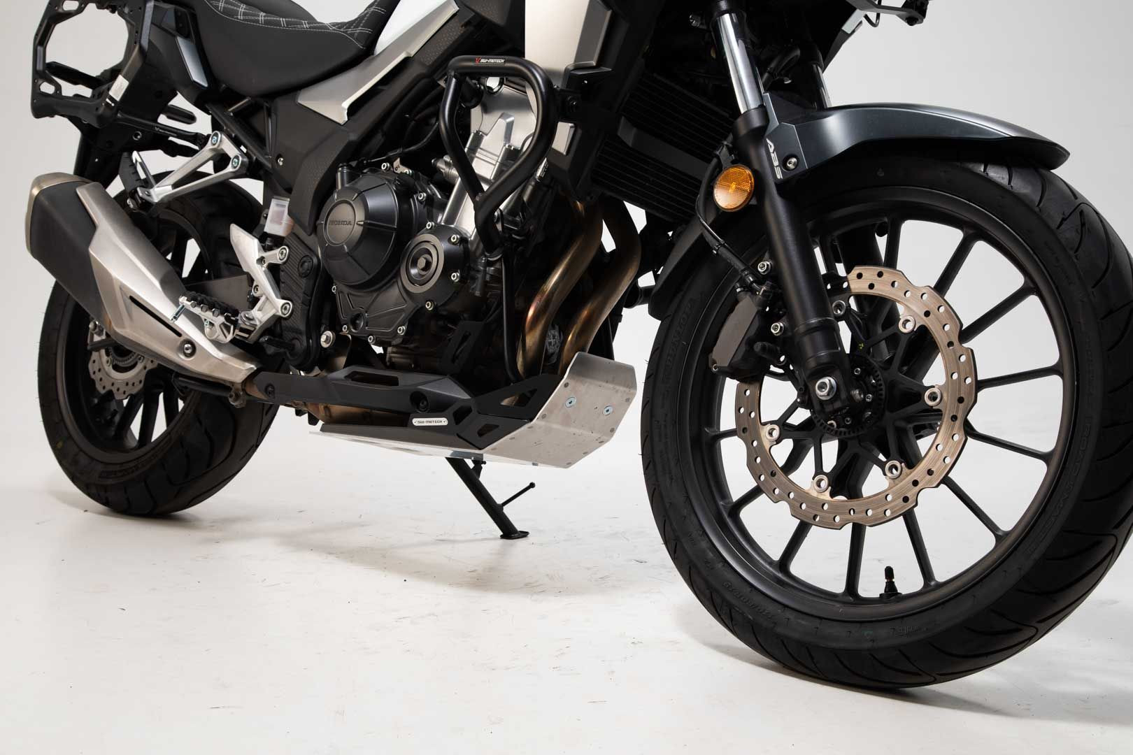 SW-Motech Motorschutz Schwarz/Silbern passt für Honda CB500X(18-), NX500(23-)