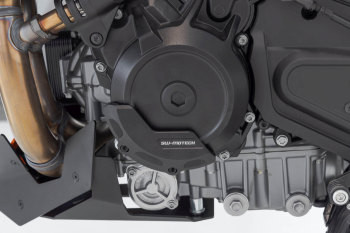 SW-Motech Motorgehäusedeckel-Schutz Schwarz passt für KTM 990 Duke(23-)