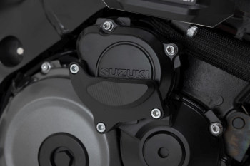 SW-Motech Motorgehäusedeckel-Schutz Schwarz passt für Suzuki GSX-S1000/GSX-S1000GX/GSX-S950