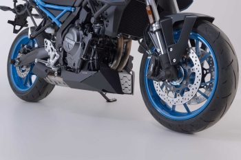 SW-Motech Bugspoiler Schwarz/Silbern passt für Suzuki GSX-8S(22-)