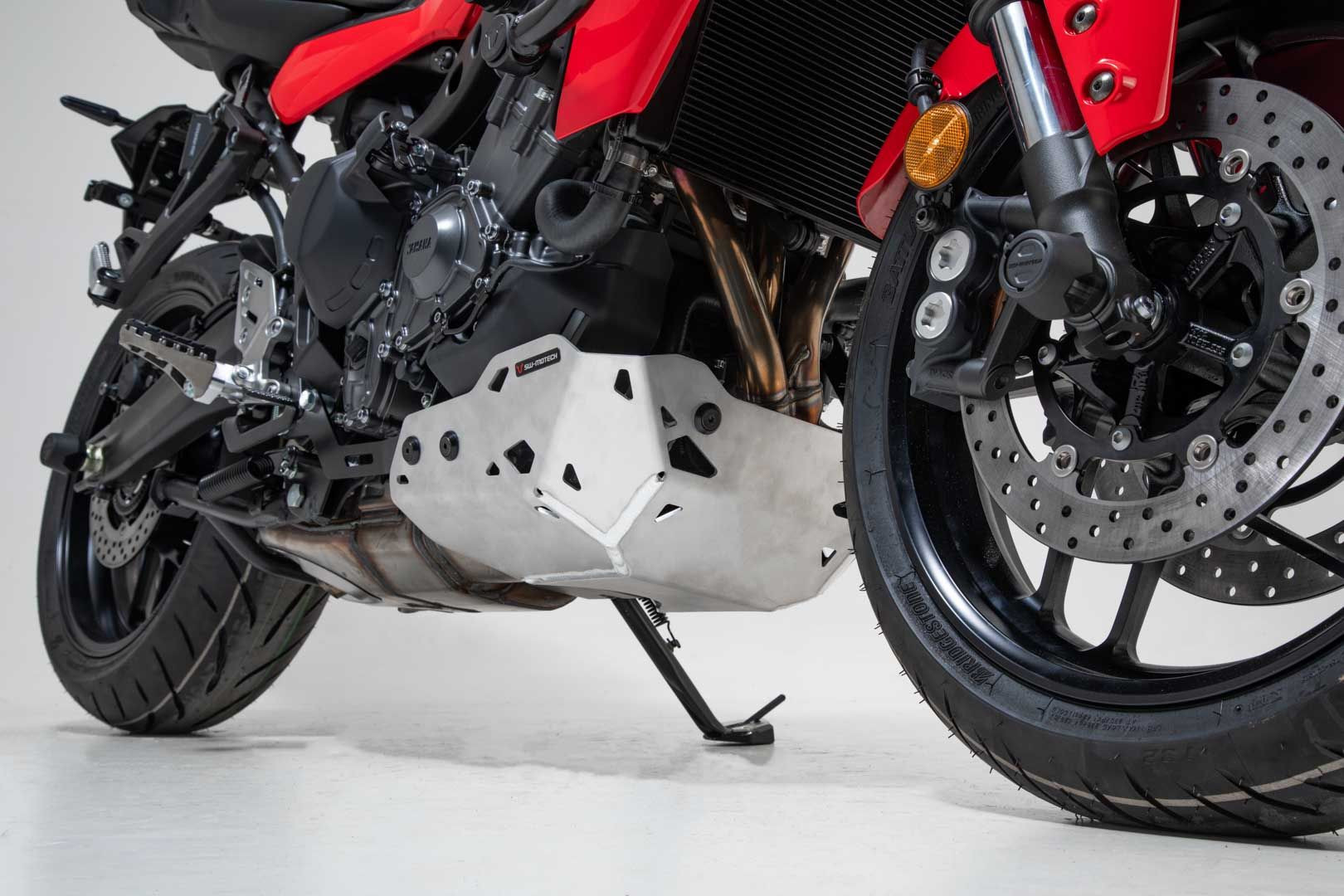 SW-Motech Motorschutz Silbern passt für Yamaha Tracer 9/GT(20-)/GT+(22-)