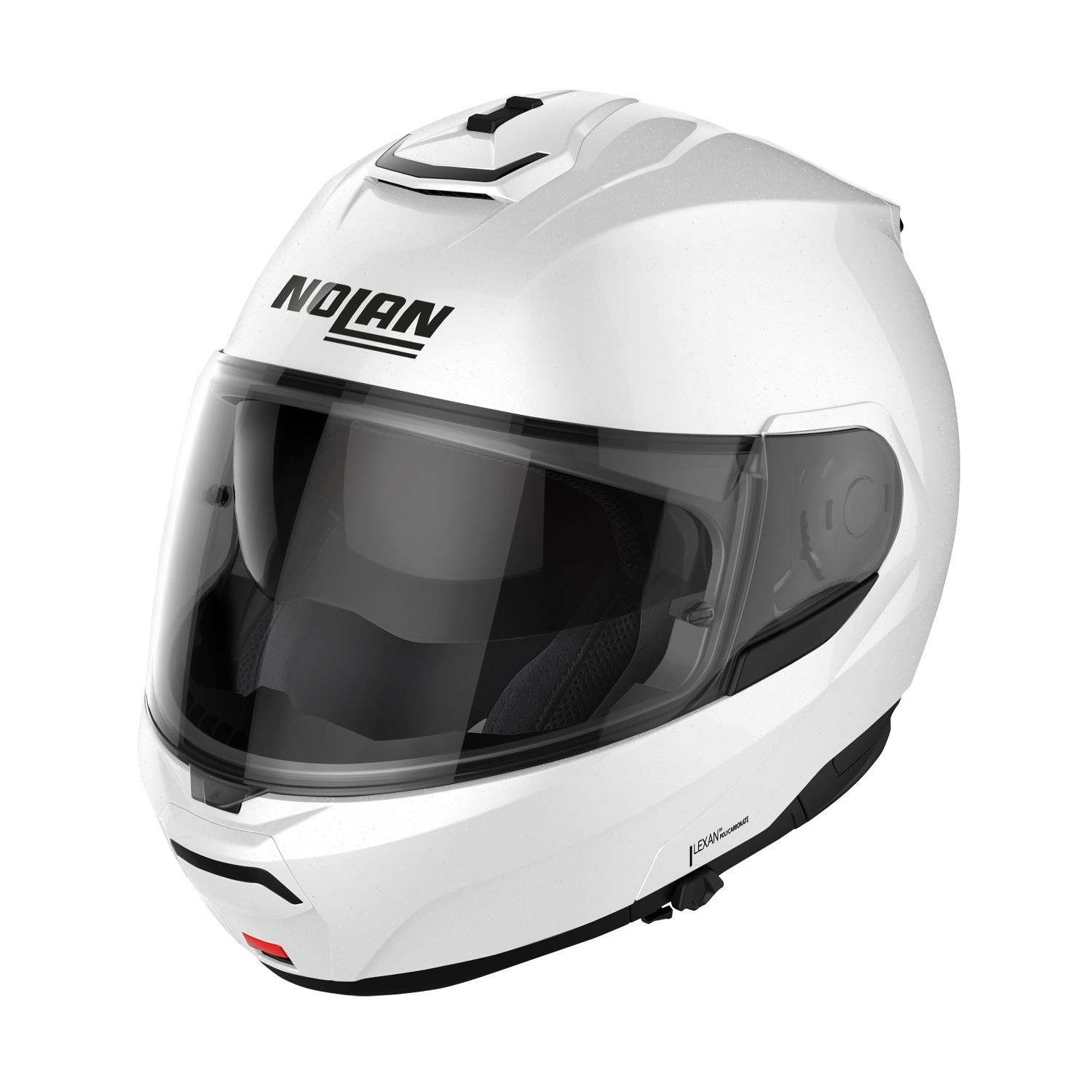 Nolan Klapphelm N100-6 CLASSIC N-COM 005 Weiss Metallic ECE 22.06