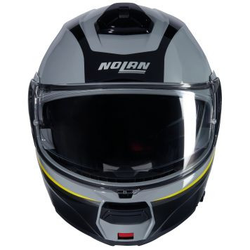 Nolan Klapphelm N100-6 INCOGNITO 346 Gr: 2XS-3XL Grau Gelb