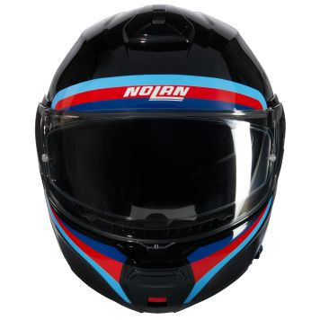 Nolan Klapphelm N100-6 ASSOLUTO 348 Gr: 2XS-3XL Schwarz Weiss Silber