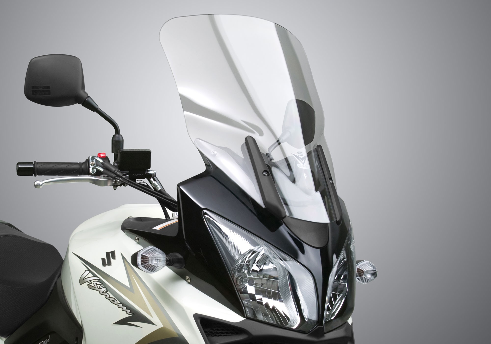 NATIONAL CYCLE Motorradscheibe VStream klar ABE passt für Suzuki DL 1000 V-Strom, DL 650 V-Strom