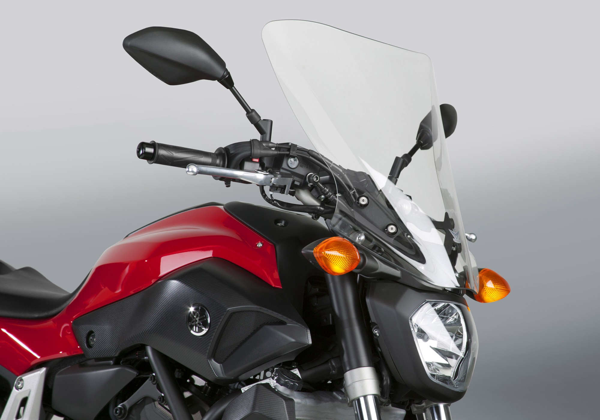 NATIONAL CYCLE Motorradscheibe VStream klar ABE passt für Yamaha MT-07