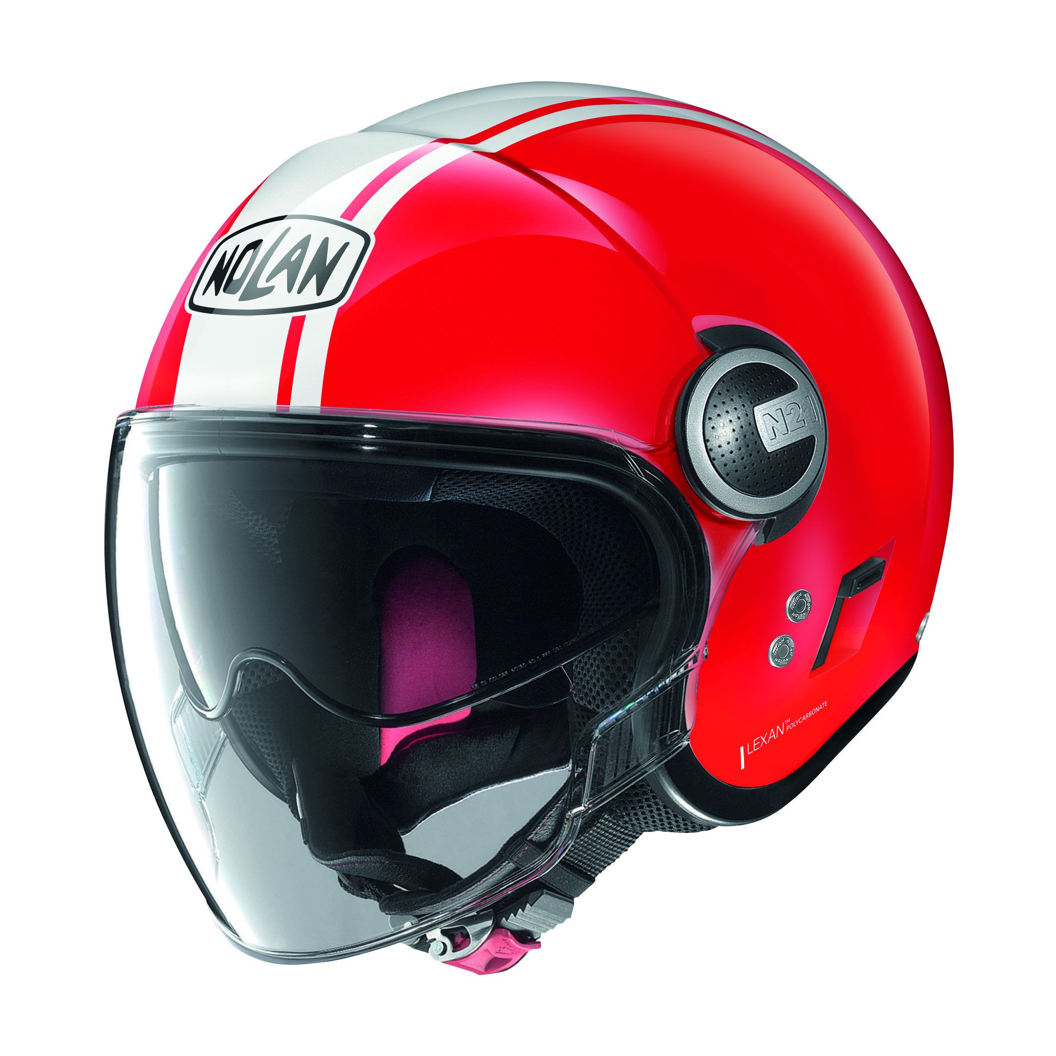 NOLAN Jethelm N21 VISOR Dolce Vita Corsa Red 104 Gr:2XS-3XL