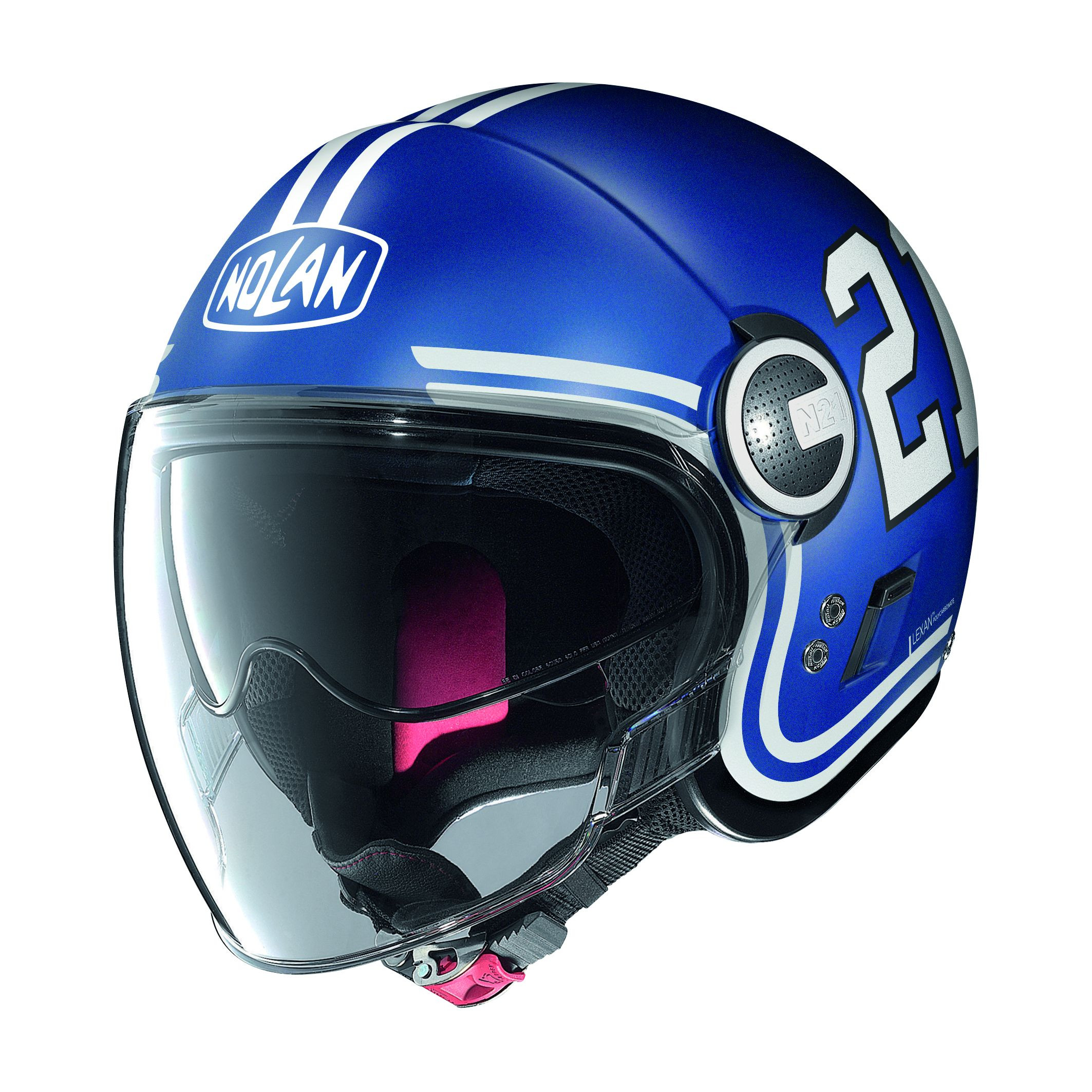 NOLAN Jethelme N21 VISOR QUARTERBACK,  Flat Imperator Blue  85 Gr: 2XS-3XL