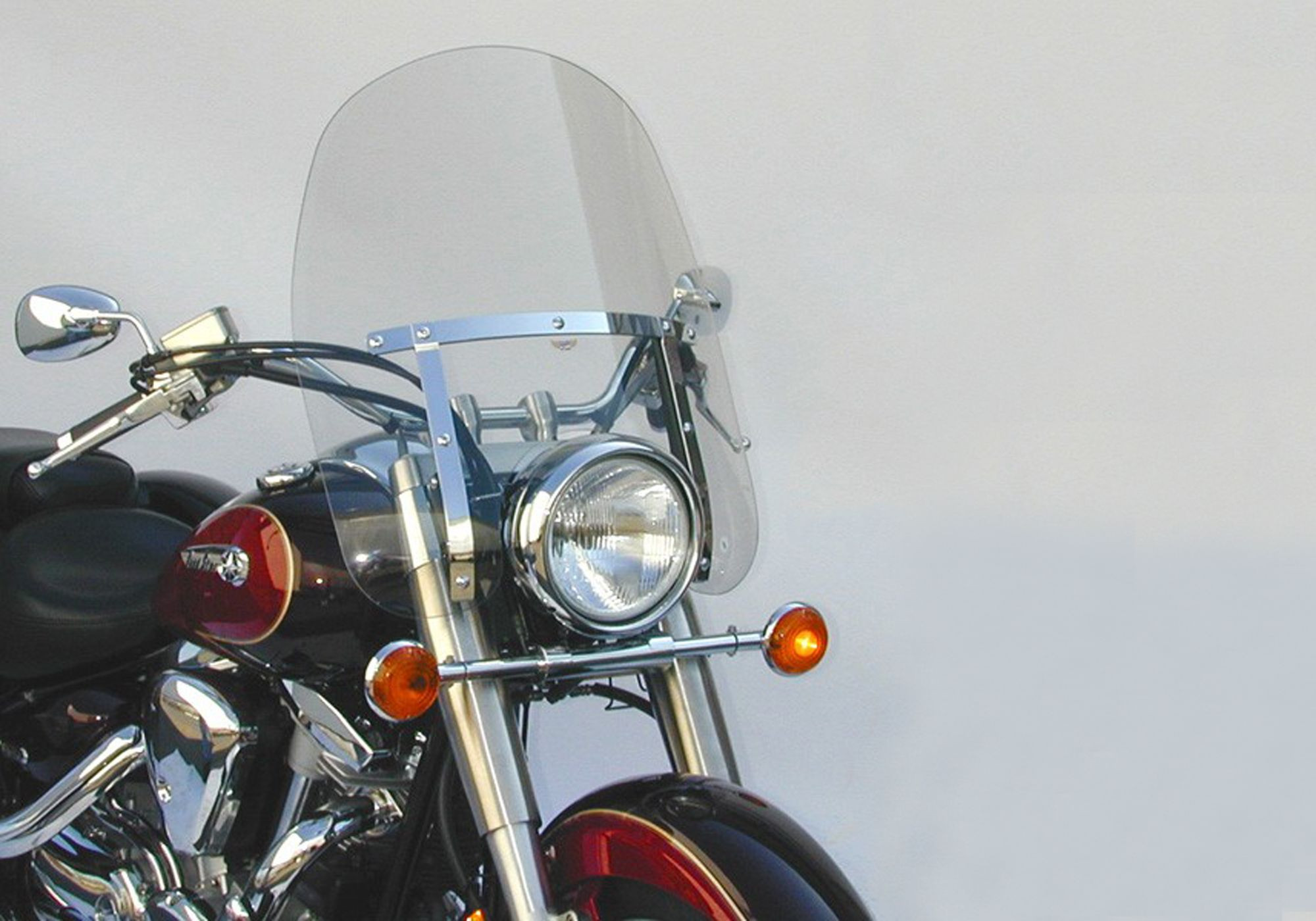 NATIONAL CYCLE Motorradscheibe Dakota klar ABE passt für Honda VT 600 C Shadow, VF750C
