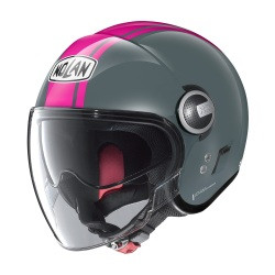 Nolan Jethelm N21 VISOR 06 DOLCE VIT120 Schiefergrau Fuchsia ECE 22.06