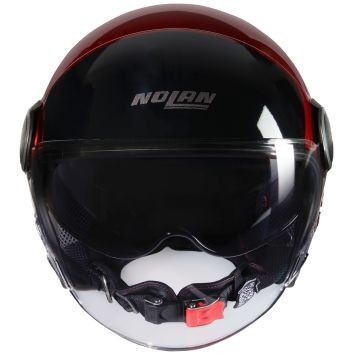 Nolan Jethelm N21 VISOR 06 VERNICIATURA SPECIALE 344 Gr: 2XS-XL Rot Schwarz