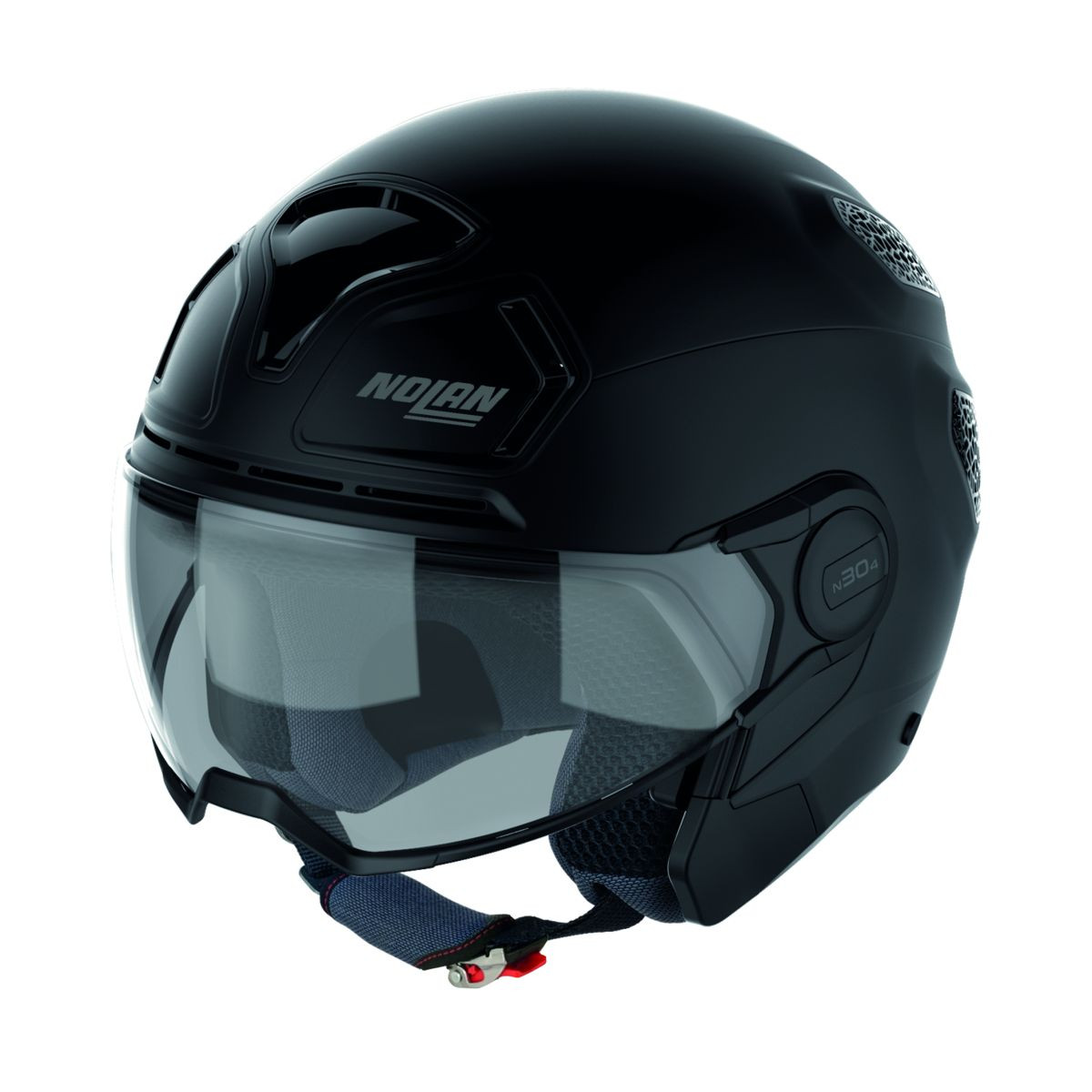 Nolan Jethelm N30-4 T CLASSIC 10 Matt Schwarz Gr:2XS-2XL Matt Schwarz ECE 22.06