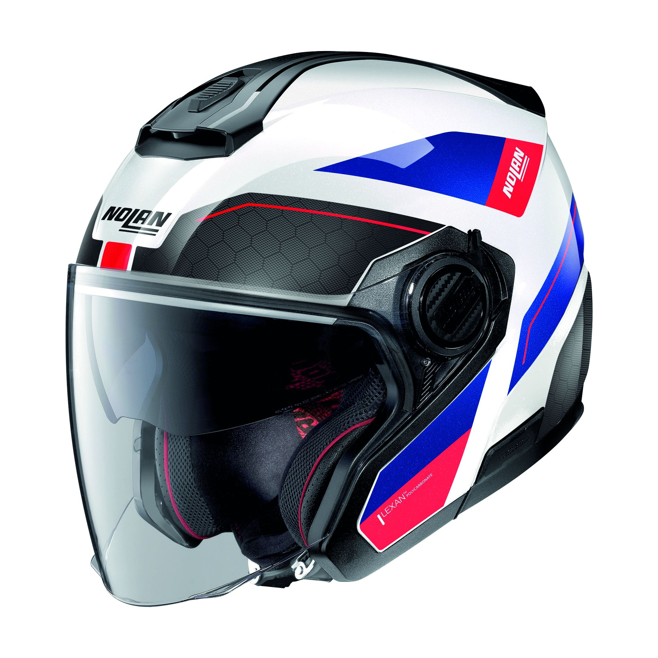 NOLAN Jet Helm N40-5 Pivot N-Com Metal White 35 Gr:2XS-2XL