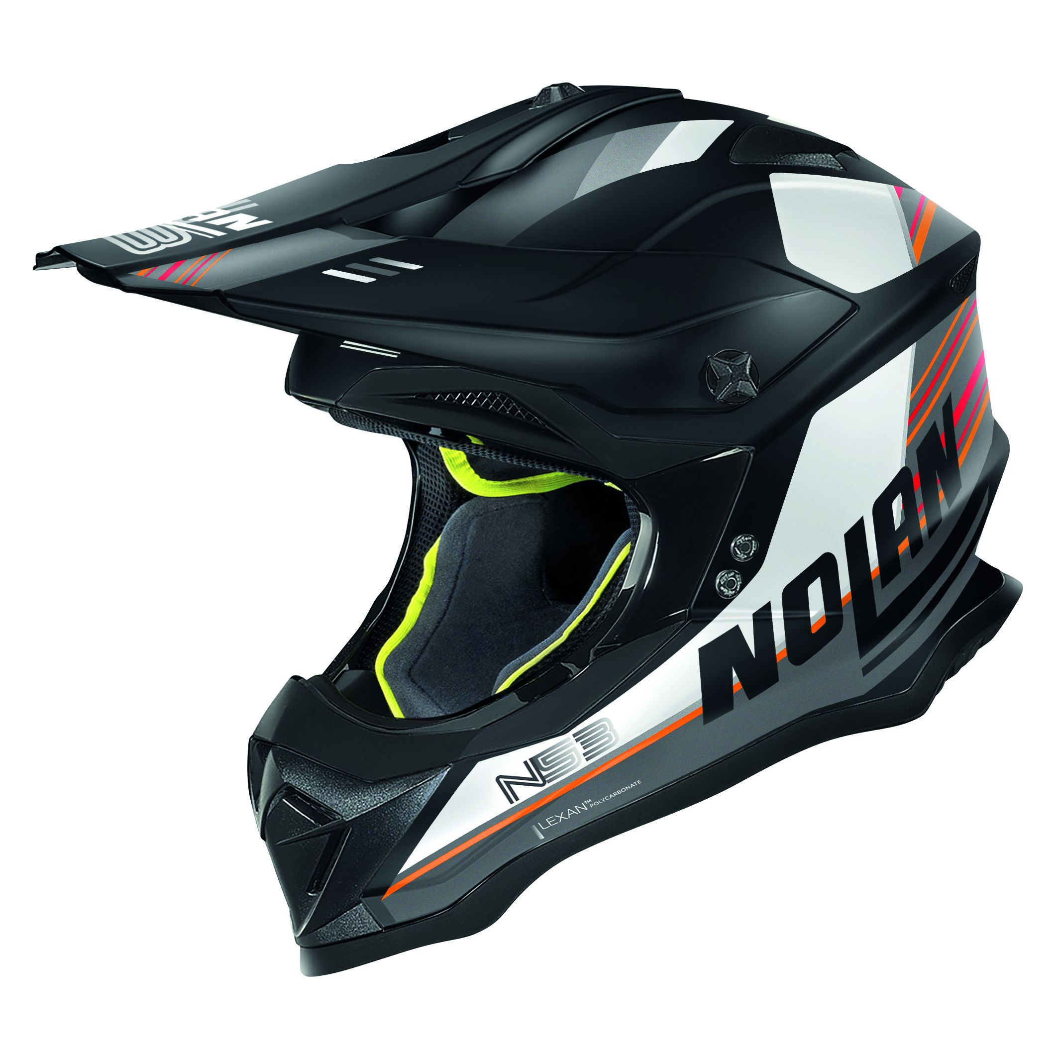 NOLAN Moto Cross Helm N53 Kickback Flat Black 82 Gr:2XS-3XL