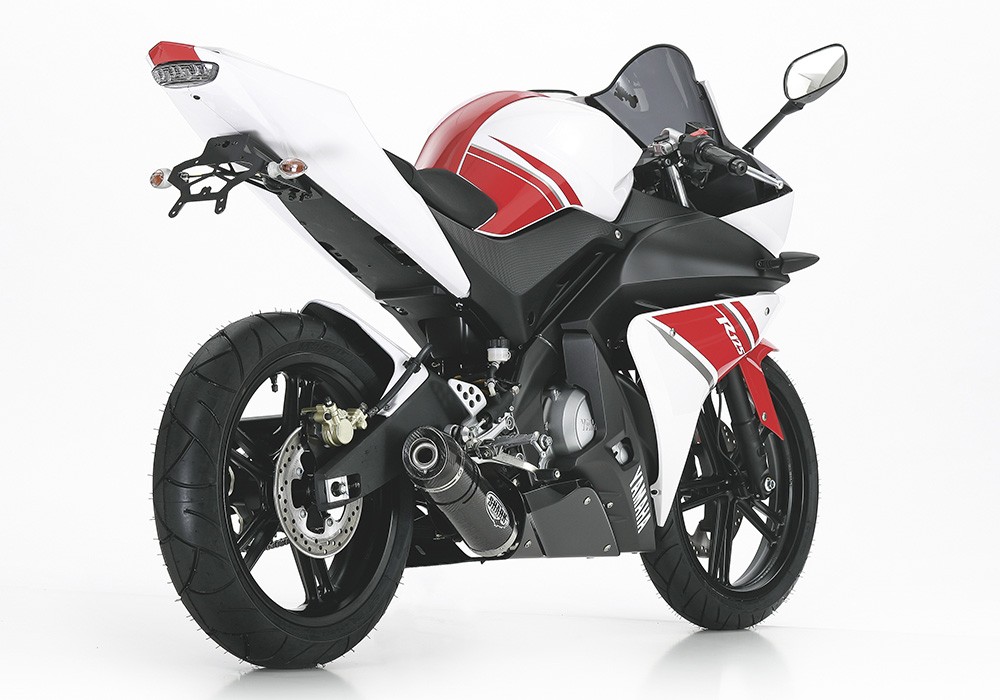 SHARK Street GP Auspuffanlage Carbon EG-BE passt für YAMAHA YZF-R125(08-13)