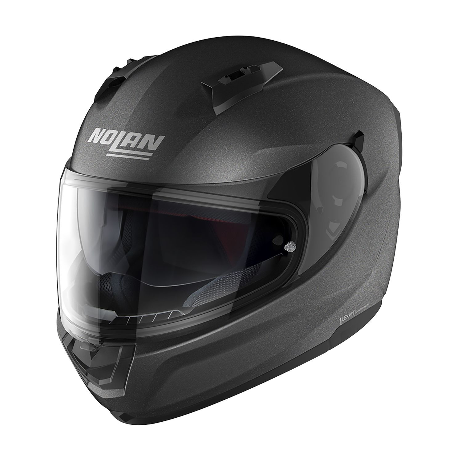 Nolan Integralhelm N60-6 MUSE 069 Lavagrau Weiss  ECE 22.06