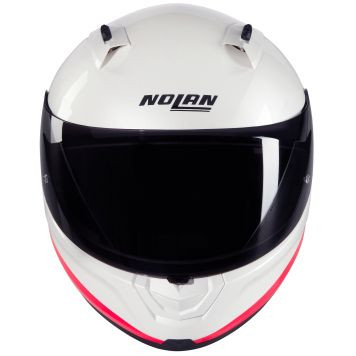 Nolan Integralhelm N60-6 SPORT VERNICIAT URA SPECIALE 347 Gr: 2XS-3XL Weiss Schwarz Rot