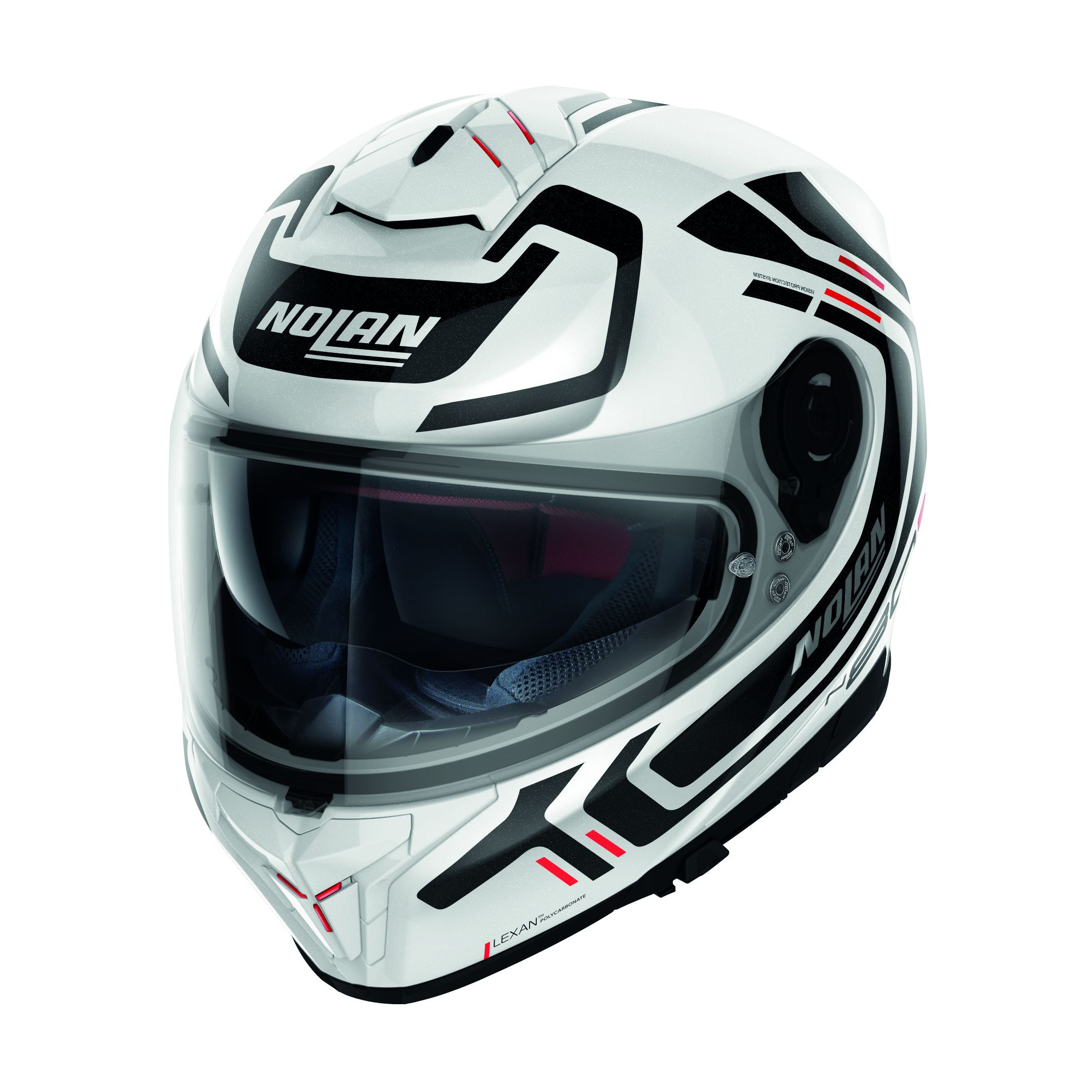 Nolan Integral Helm N80-8 Ally N-Com Metal White 52 Gr:2XS-3XL