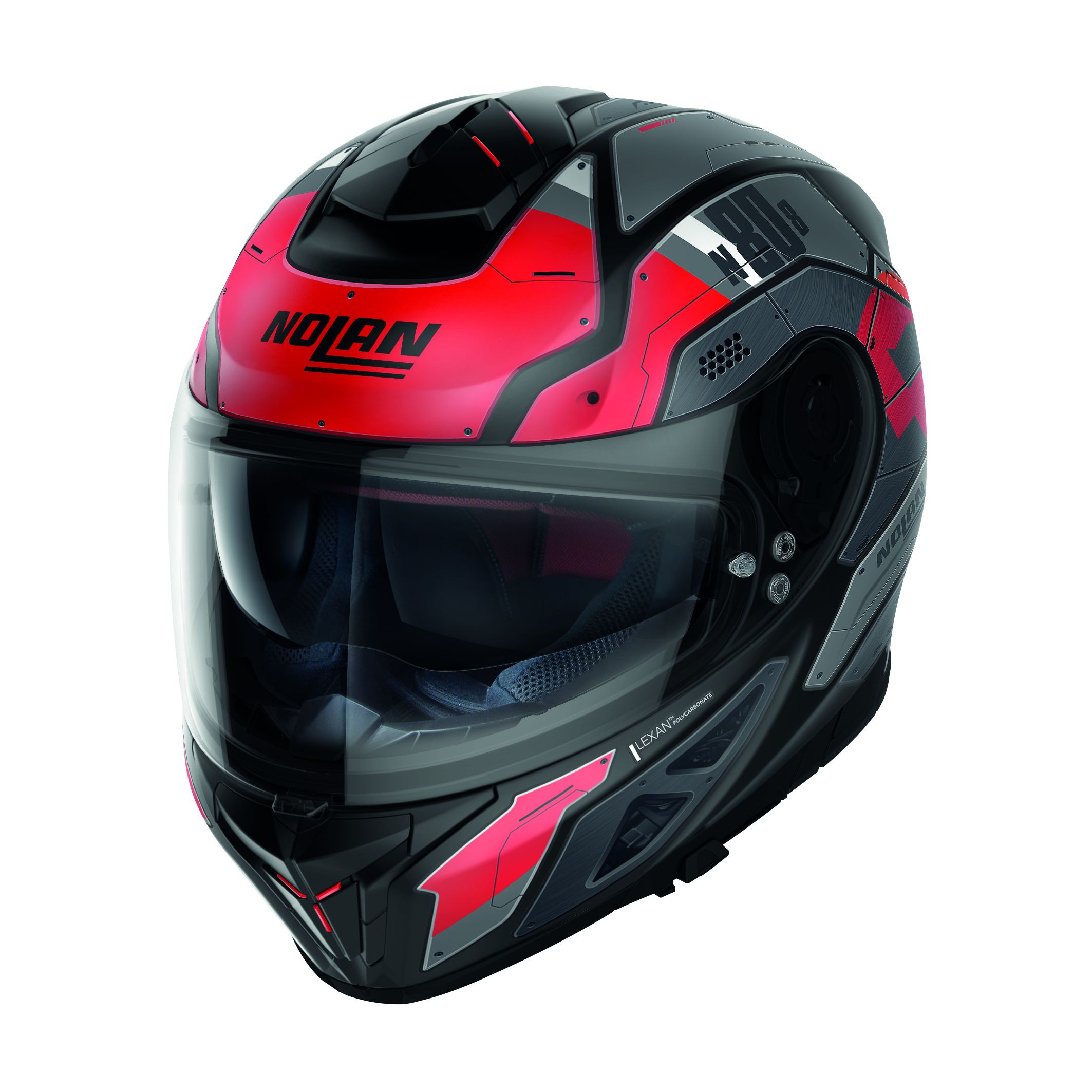 Nolan Integral Helm N80-8 Starscream N-Com Flat Black 33 Gr:2XS-3XL