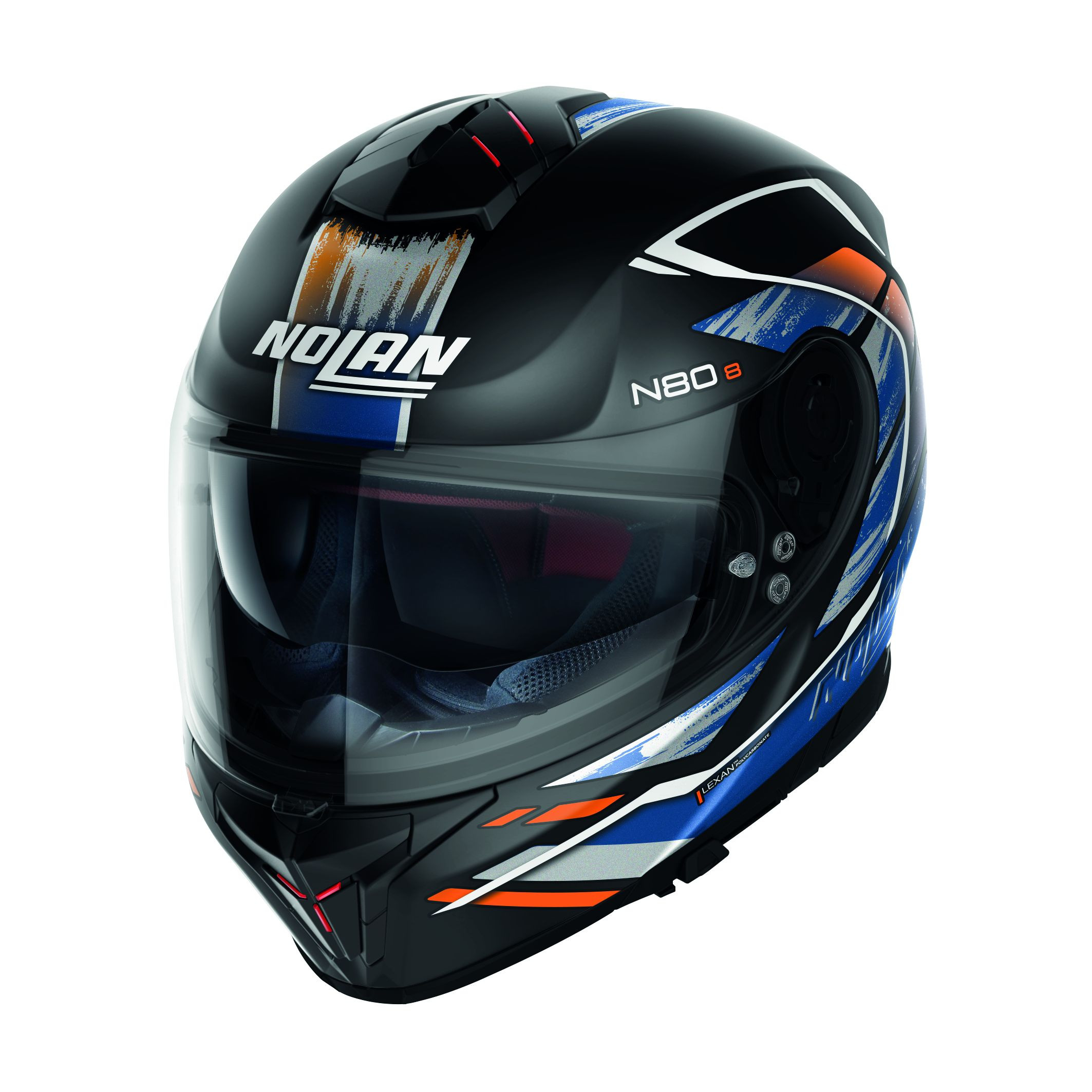 Nolan Integral Helm N80-8 Thunderbolt N-Com Flat Black 30 Gr:2XS-3XL