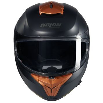 Nolan Integralhelm N80-8 CLASSICO NOBILE E 311 Gr: 2XS-3XL Schwarz Ocker