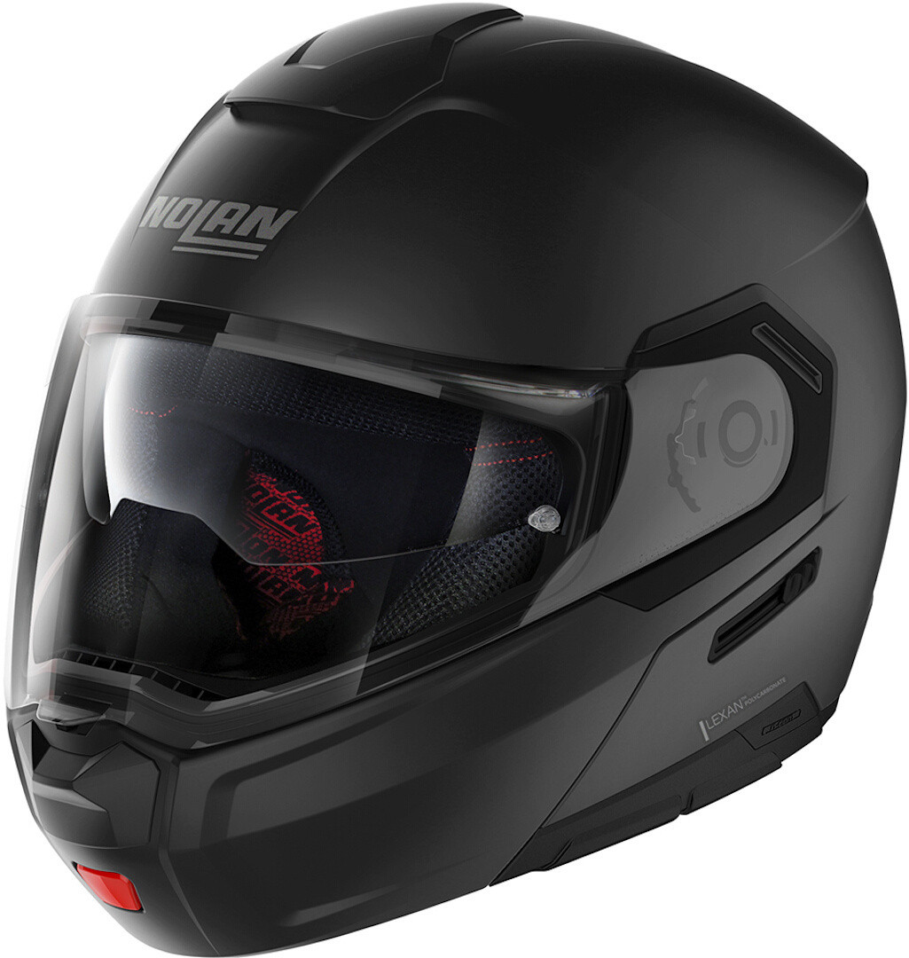 NOLAN Klapp Helm N90-3 N-COM CLASSIC, Flat Black 10 Gr: 2XS-2XL