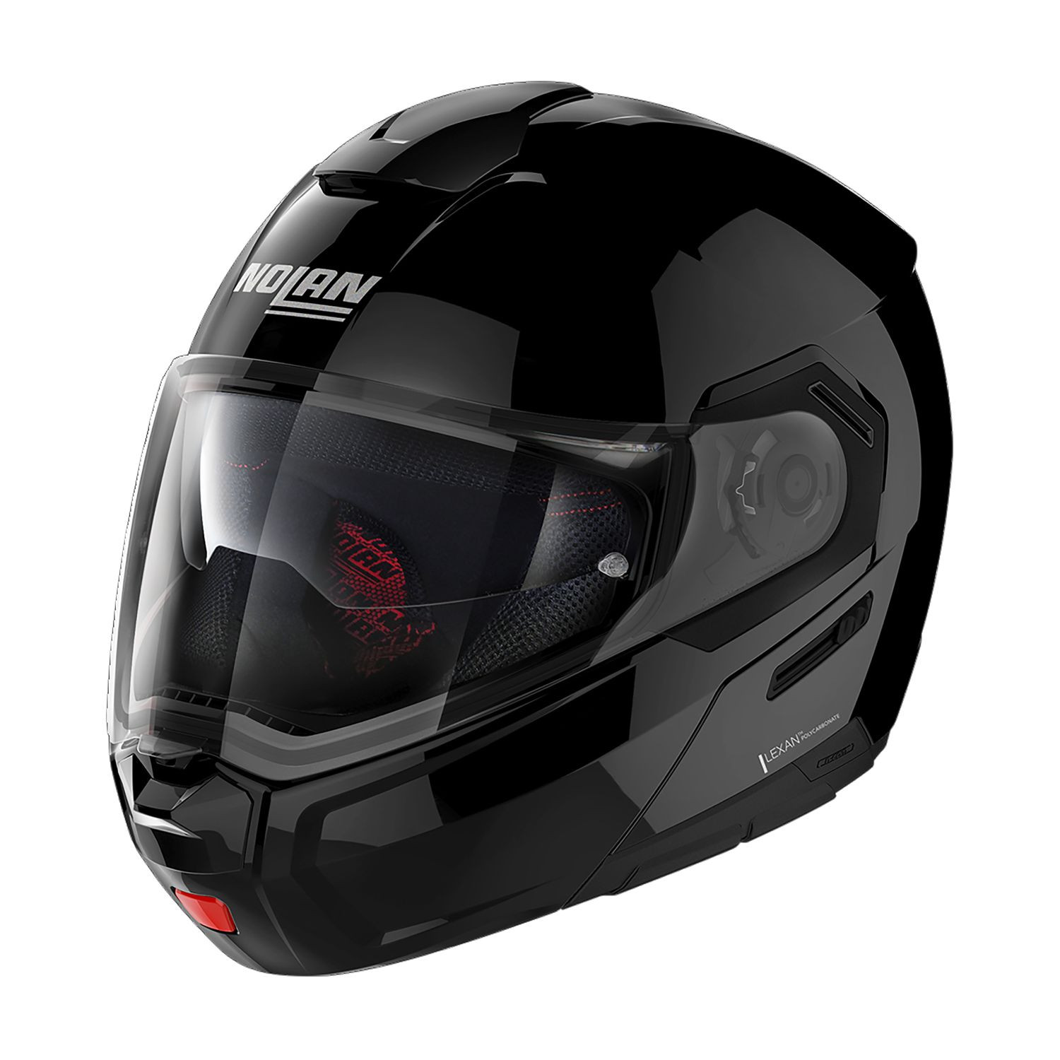 Nolan Klapphelm N90-3 06 CLASSIC N-COM 003 Schwarz Glanz ECE 22.06