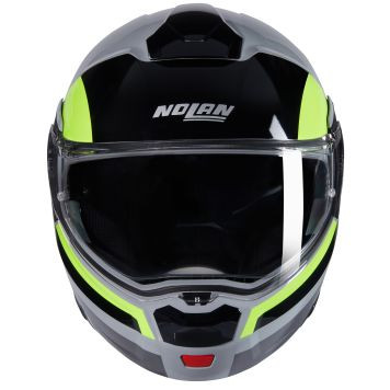 Nolan Klapphelm N90-3 06 ROBOTO 346 Gr: 2XS-2XL Grau Schwarz Gelb