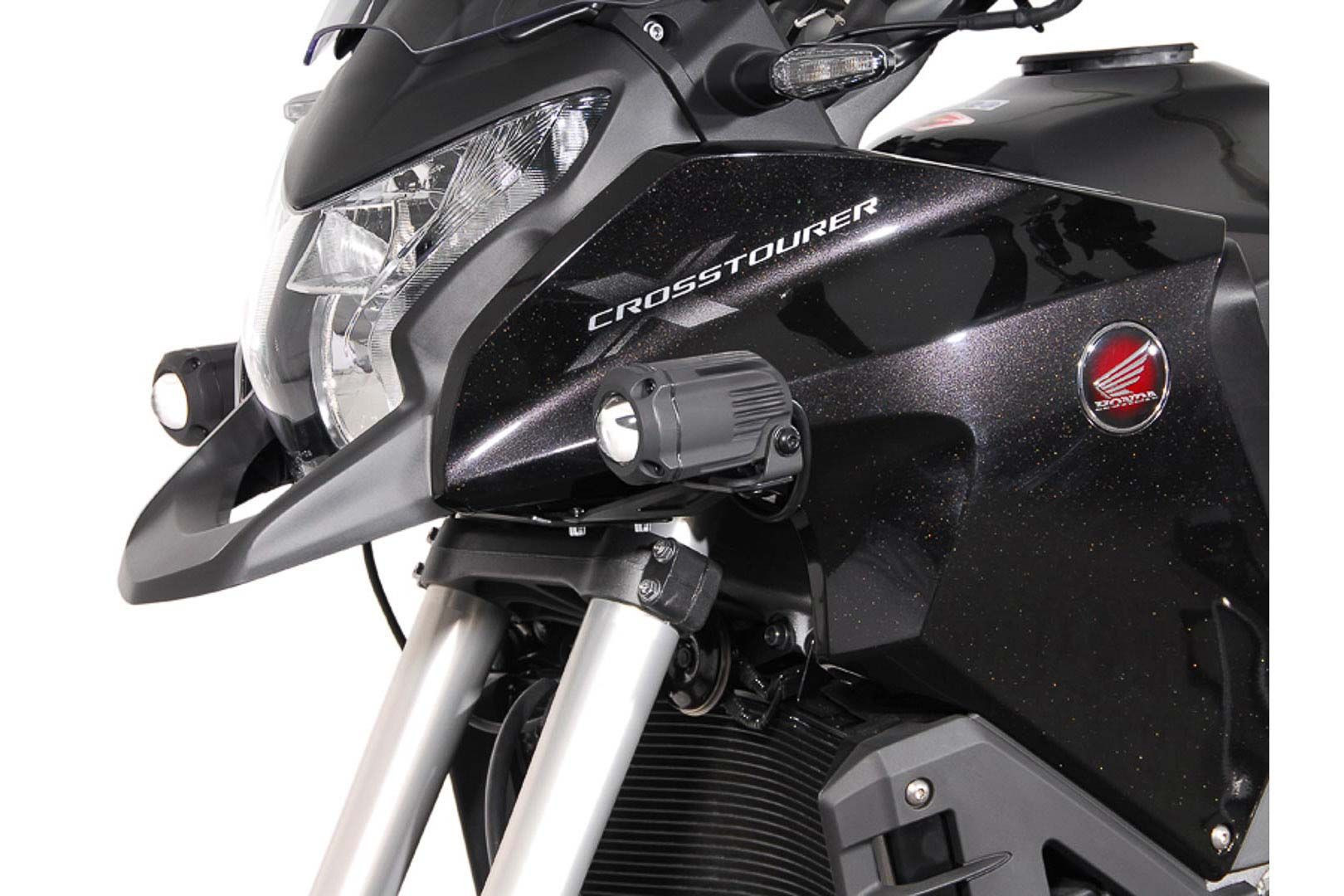 SW-Motech Scheinwerfer-Halter Schwarz passt für Honda Crosstourer(11-)