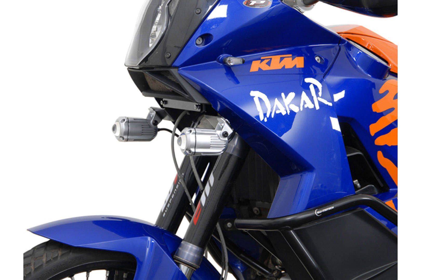 SW-Motech Scheinwerfer-Halter Schwarz passt für KTM LC8 950/990 Adventure.