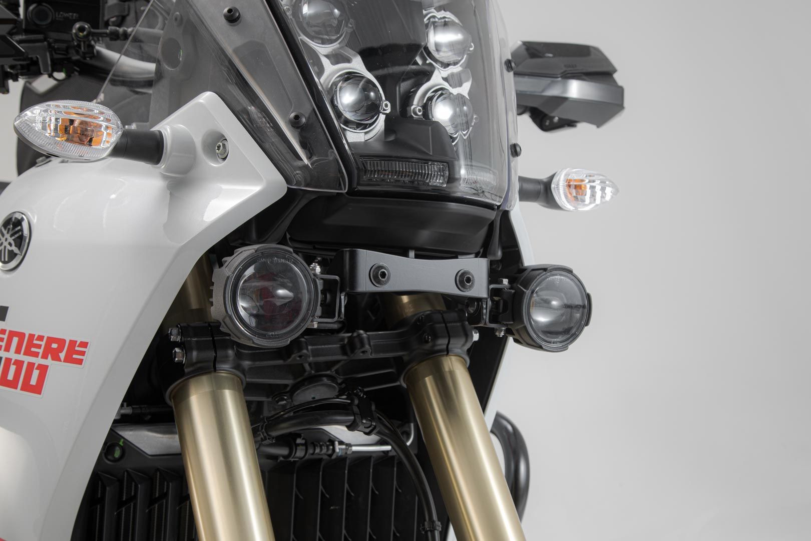 SW-Motech Scheinwerfer-Halter Schwarz passt für Yamaha Ténéré 700 Modelle(19-)