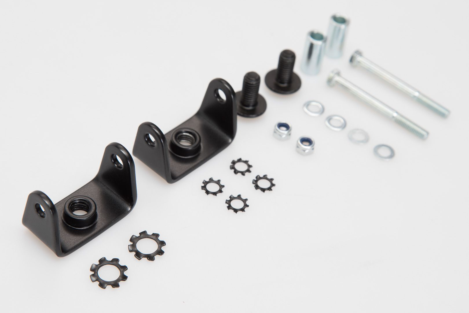 SW-Motech Adapter für SW-MOTECH Scheinwerfer-Halter Schwarz für original passt für BMW-Nebelscheinwerfer