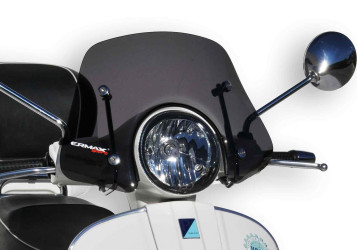 ERMAX Scooterscheibe Piccolo schwarz getönt ABE passt für VESPA GTS 125(23-24)/G