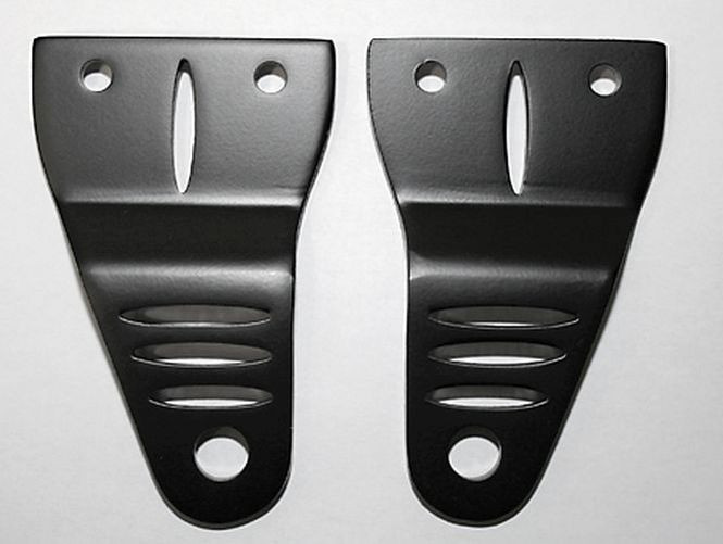 SHIN YO Alu Lampenhalter, schwarz (Paar)