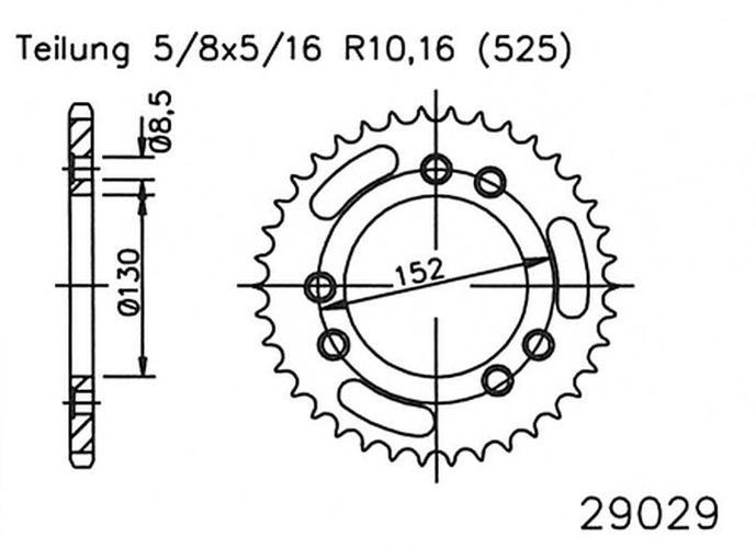 ESJOT Kettenrad, 41 Zähne diverse Modelle (Stück)