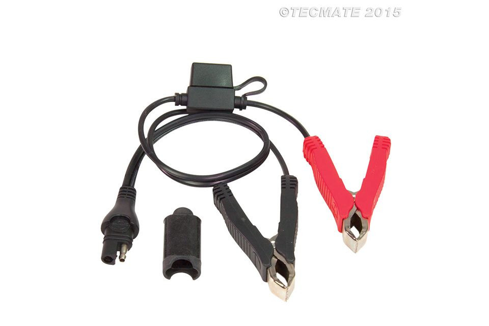 OPTIMATE Batteriekabel Krokodilklemmen auf SAE (No.14) (Stück)