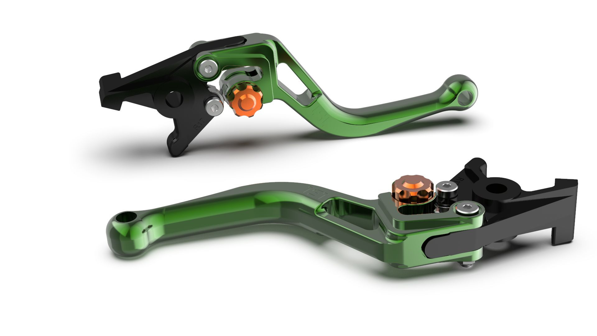 LSL Bremshebel BOW R40R, kurz, grün/orange
