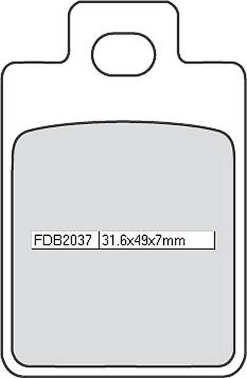 FERODO Bremsbelag FDB 2037 AG (Satz)