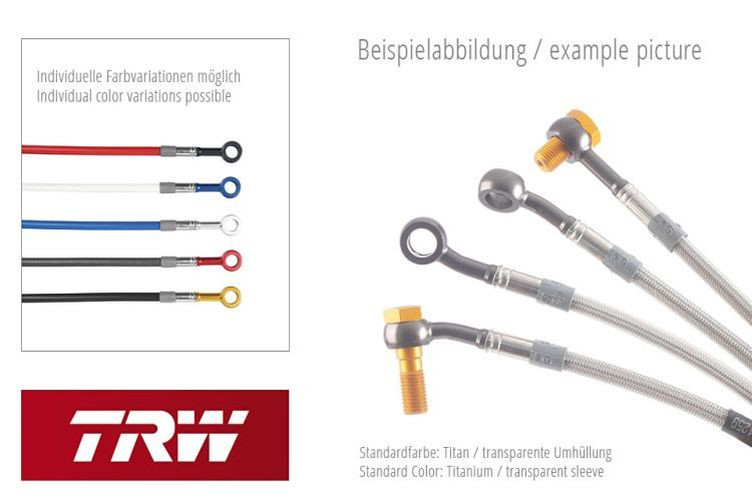 TRW Lucas Stahlflexsatz MCH175H1, hinten honda (Satz)