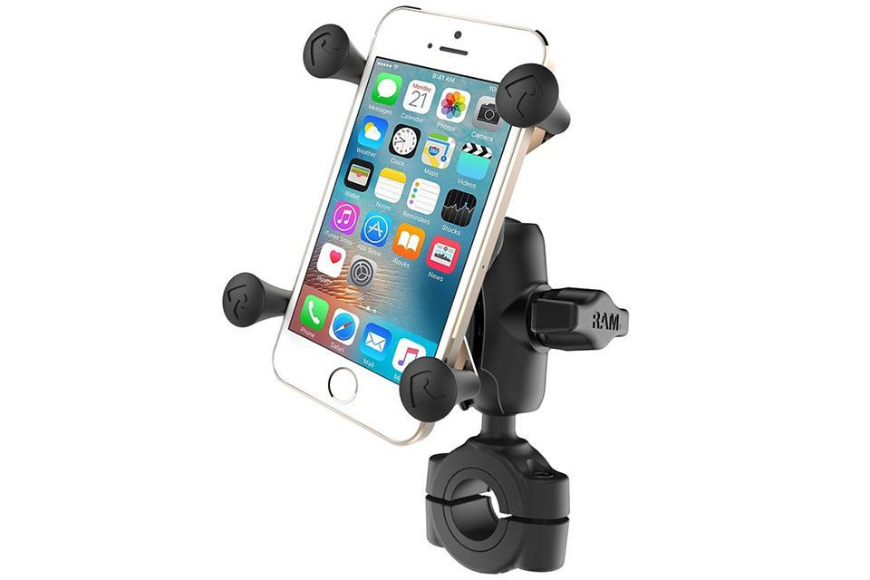 RAM Mounts Torque Motorradhalterung L (Lenker/Rohre) X-Grip Uni-Halteklammer für Smartphones (Stück)