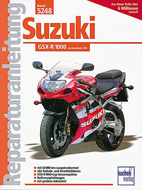 Motorbuch Bd. 5248 Reparatur-Anleitung SUZUKI GSX-R 1000, 01- (Stück)