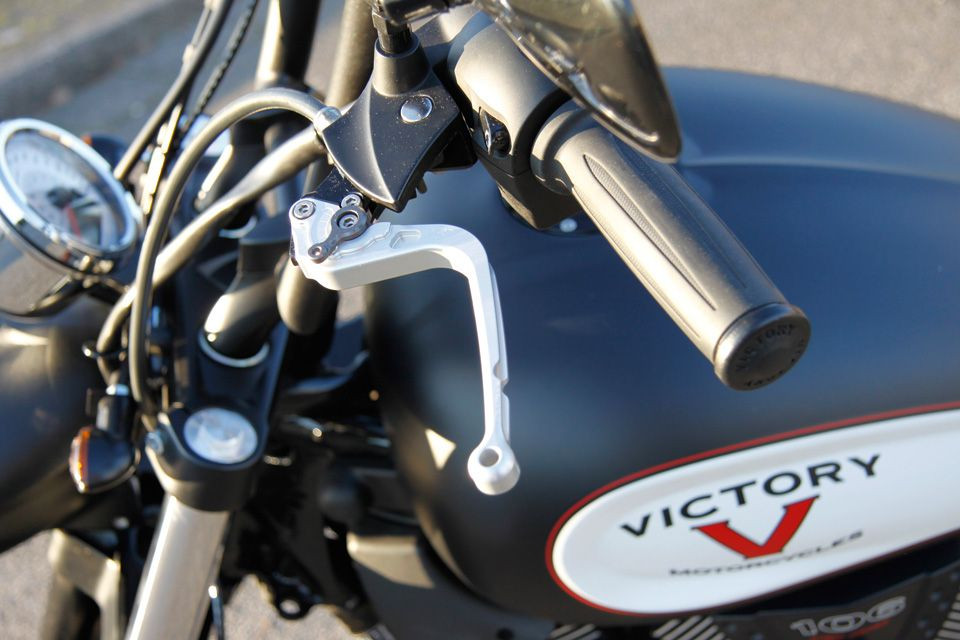 LSL Kupplungshebel L42X, Victory silber/rot (Stück)