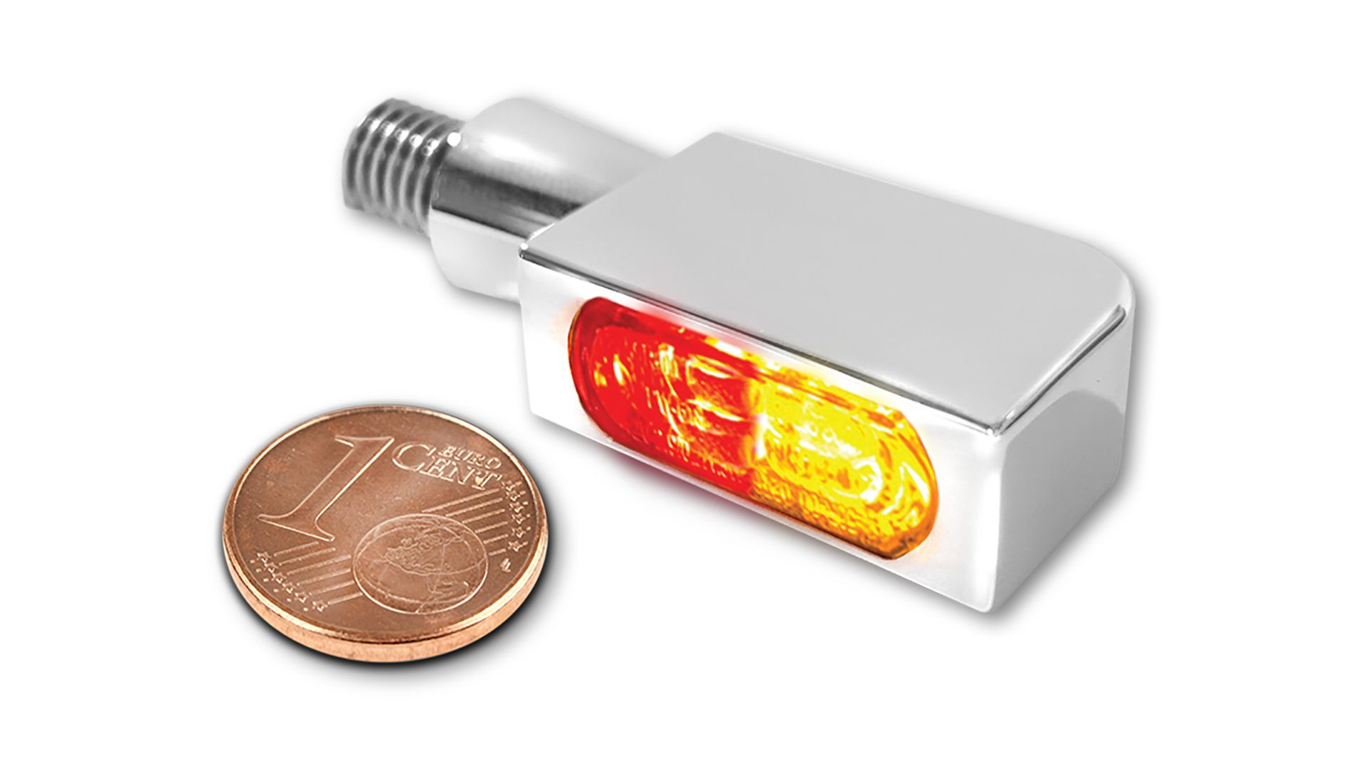 HeinzBikes BLOKK-Line Series MICRO 3in1 SMD Blinker, Multifit alle Marken und Modelle, verschied. Farben (Paar)