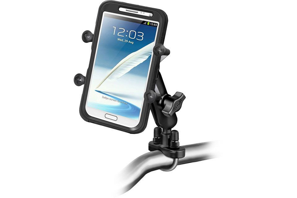 RAM Mounts Lenkerhalterung mit X-Grip Universal Halteklammer für große Smartphones (Stück)