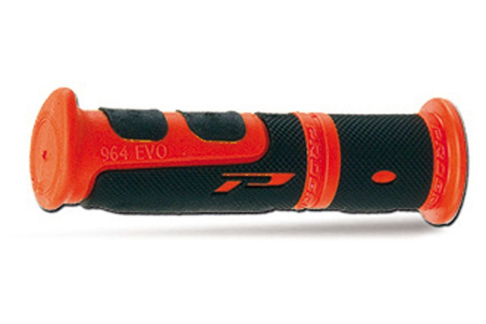 PROGRIP Lenkergriffe 964, rot /schwarz, 7/8 Zoll ATV geschlossen (Paar)