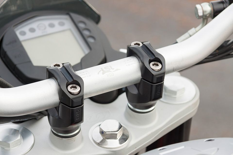 LSL Klemmbock-Kit Yamaha 28,6/75mm, schwarz (Stück)