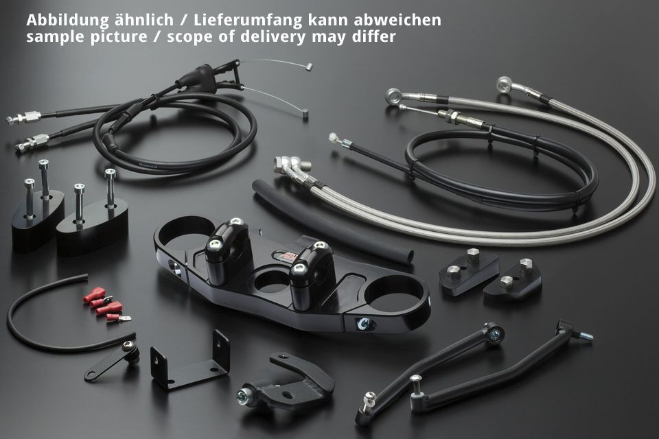 ABM Superbike Kit VFR 750 F, 90 - 97, silber, schwarz/chrom (Satz)
