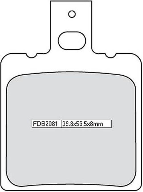 FERODO Bremsbelag FDB 2081 AG (Satz)