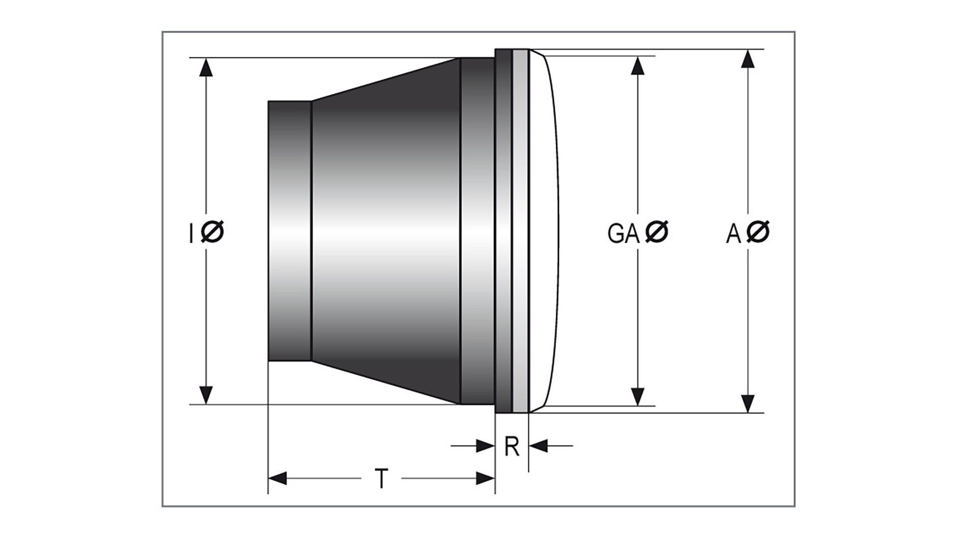 HIGHSIDER LED Hauptscheinwerfereinsatz JACKSON, 5 3/4 Zoll (Stück)